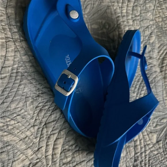 Birkenstock Gizeh EVA Sandals Scuba Blue 7 - Picture 12 of 14
